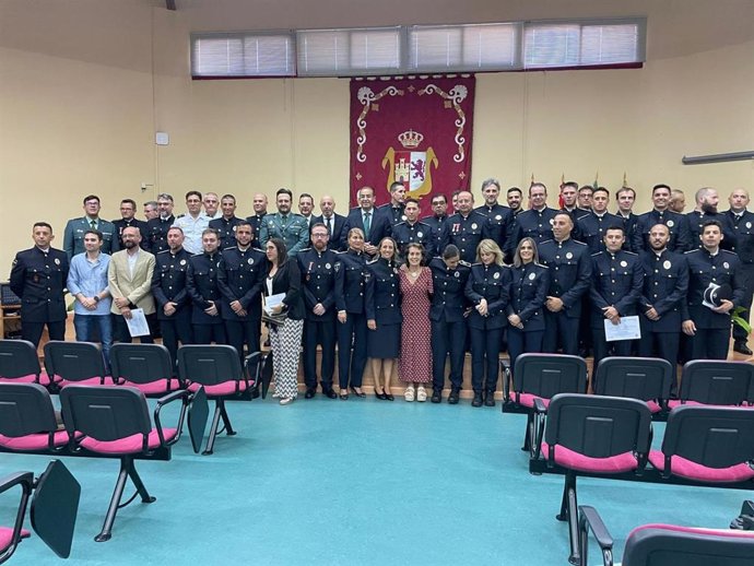 Acto de la patrona de la Policía Local en Cáceres