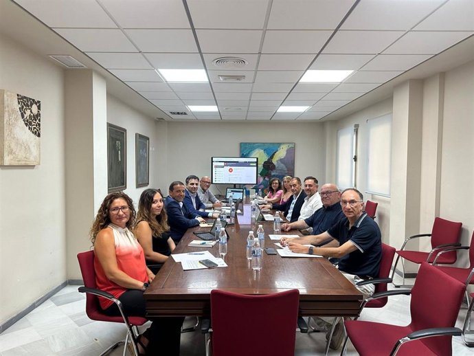 Comisión tripatirta entre Junta, AEMA y Ayuntamiento de Macael (Almería)