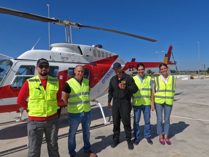 Huelva.- Endesa revisa desde el aire 1.645 kilómetros de líneas eléctricas en Huelva