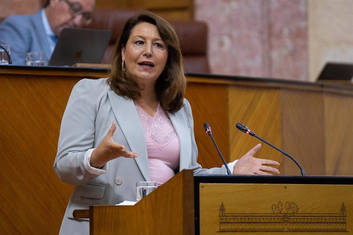 La consejera de Agricultura, Agua y Desarrollo Rural, Carmen Crespo.