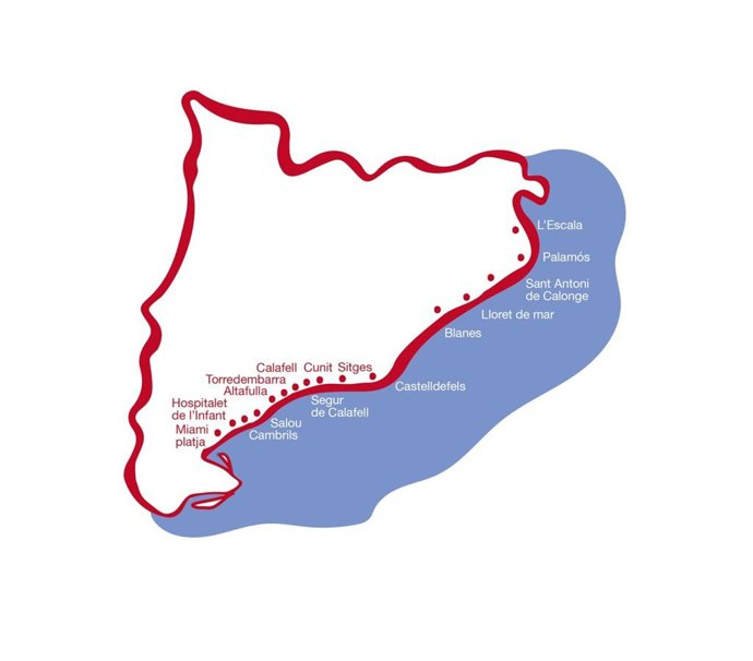 Mapa dels punts de donació del Banc de Sang