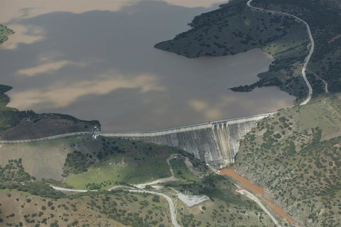 El embalse de La Fernandina, en Jaén.