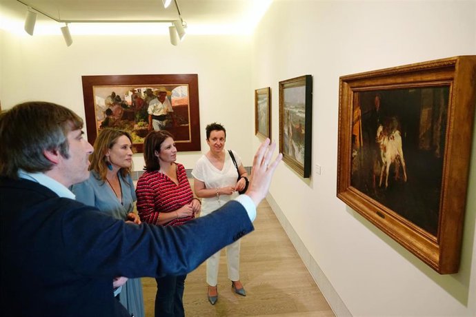 Adriana Lastra en el Bellas Artes.