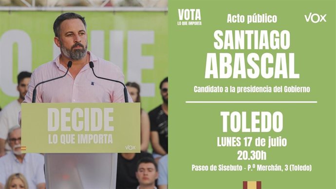 Santiago Abascal en Toledo