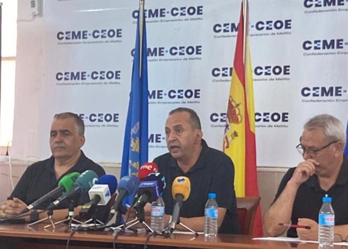 Rueda de prensa de patronal y sindicatos de Melilla