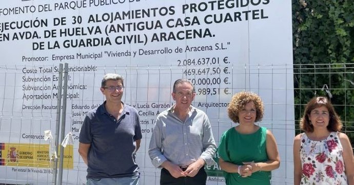 Visita del PSOE a Aracena