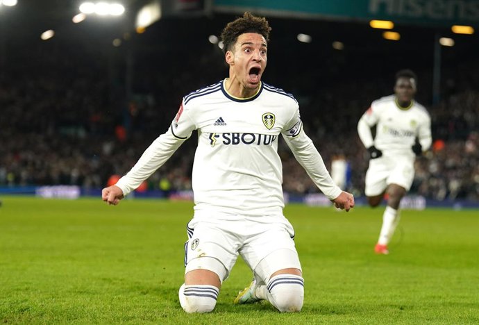 Archivo - 18 January 2023, United Kingdom, Leeds: Leeds United's Rodrigo Moreno celebrates scoring his side's second goal during the English FA Cup third round replay soccer match between Leeds United and Cardiff City at Elland Road. Photo: Mike Egerton