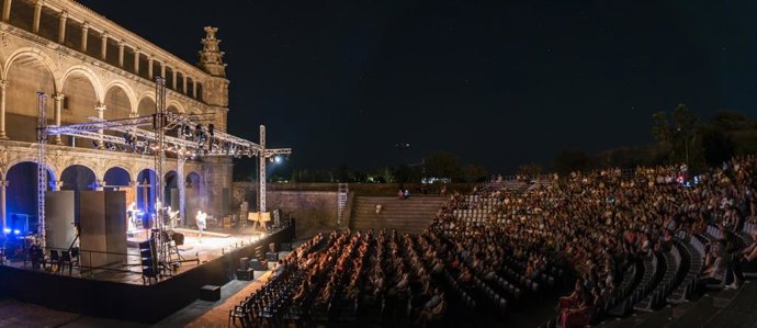 Una representación del Festival de Teatro Clásico de Alcántara.