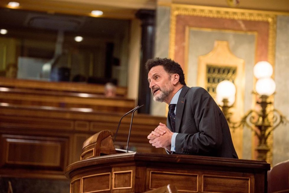 Archivo - El portavoz adjunto de Ciudadanos en el Congreso, Edmundo Bal, interviene durante una sesión plenaria en el Congreso de los Diputados.