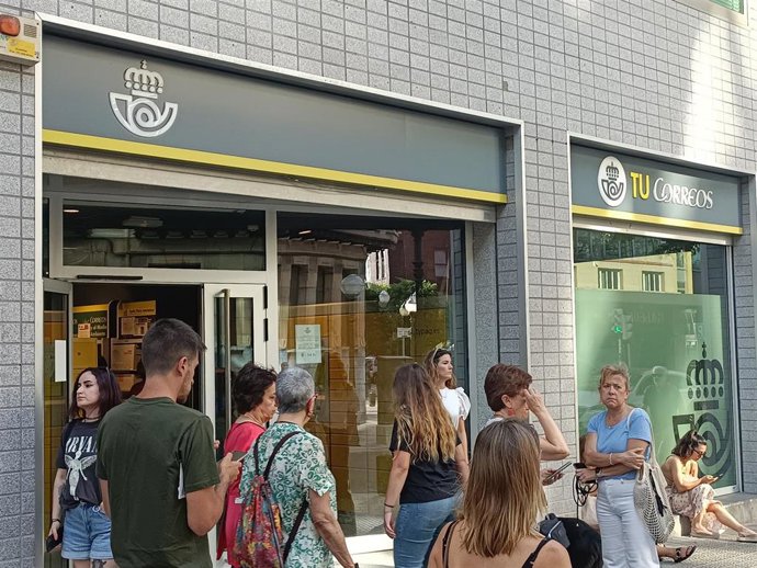 Colas de Correos en Bilbao