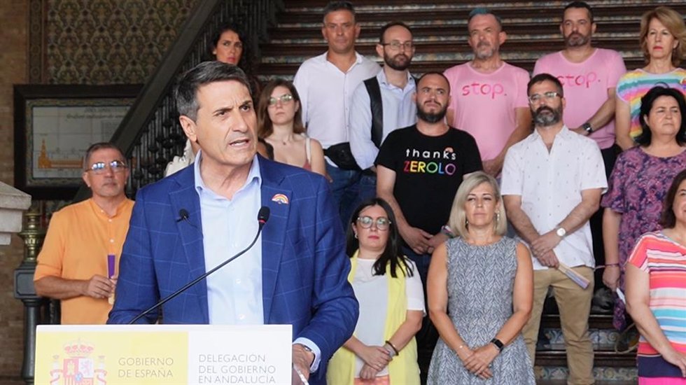 El delegado del Gobierno de España en Andalucía, Pedro Fernández, en una foto de archivo.