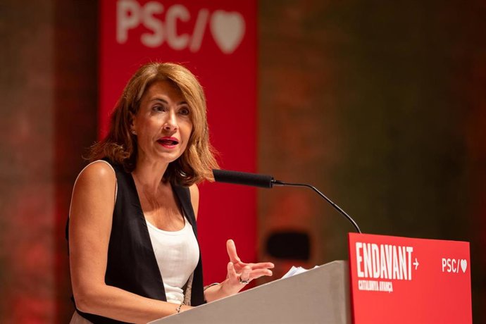 La ministra de Transportes, Movilidad y Agenda Urbana, Raquel Sánchez, en una imagen de archivo.