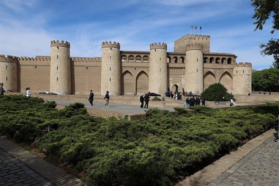 Archivo - Palacio de la Aljafería, sede de las Cortes de Aragón.