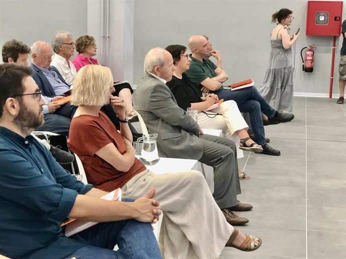 El expresidente José Montilla en el acto de la Fundación Rafael Campalans.