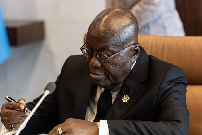 Archivo - El presidente de Ghana, Nana Akufo-Addo