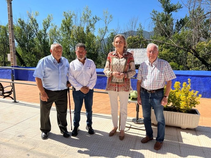 Luisa Fernanda Rudi en Sabiñán este viernes