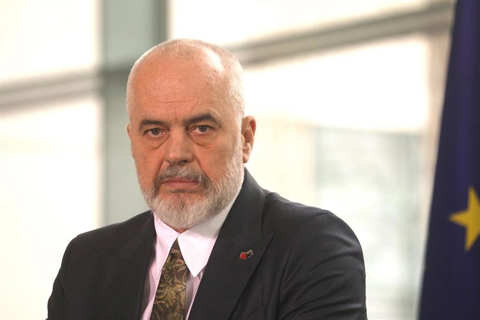 Archivo - El primer ministro de Albania, Edi Rama 