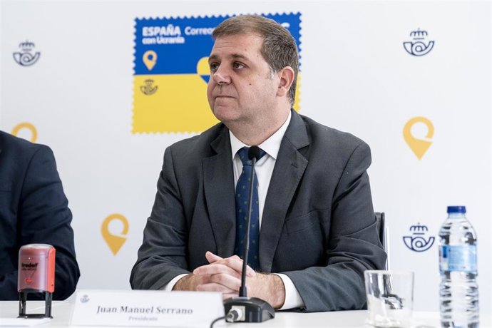 Archivo - El presidente de Correos, Juan Manuel Serrano