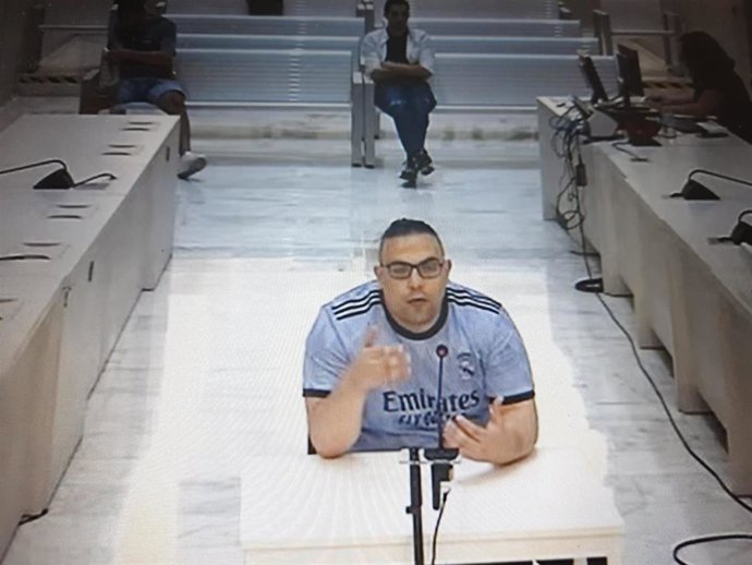 Abdel Bary durante el juicio en la Audiencia Nacional