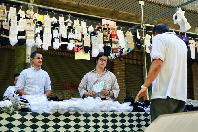 El cabeza de lista de Vox al Congreso por Asturias, José María Figaredo, en Lugones (Siero)