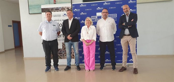 Representantes de la Federación de Asociaciones Empresariales del Metal de Córdoba (Femeco).