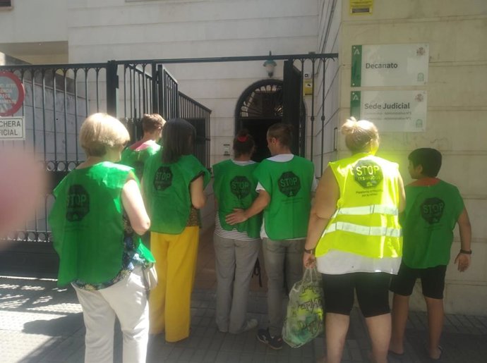 Registro del escrito de PAH Jaén dirigido al Juzgado