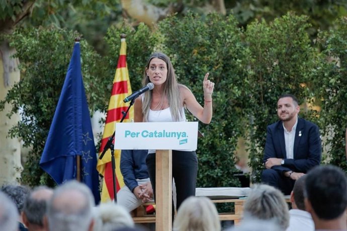 La candidata de Junts al Congreso por Barcelona, Míriam Nogueras