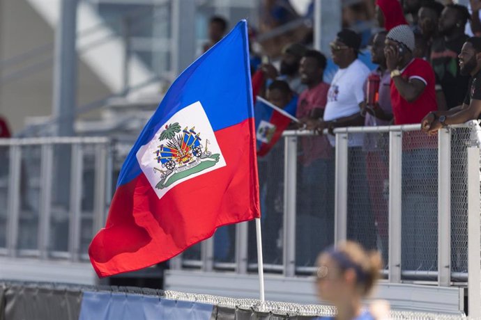 Archivo - Bandera de Haití.