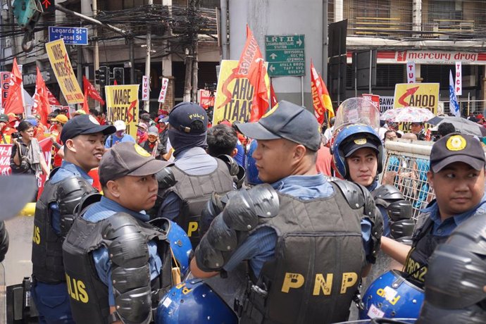 Archivo - Foto de archivo de la Policía de Filipinas