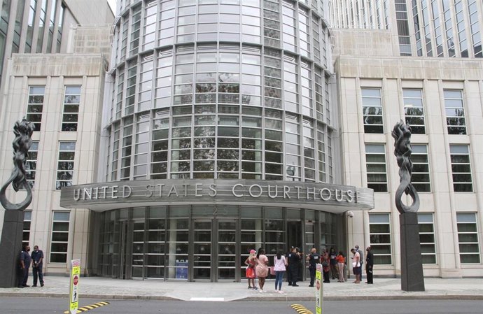 Archivo - Tribunal federal de distrito en Brooklyn 