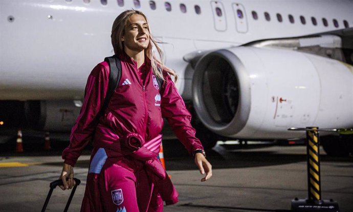 Alexia Putellas durante el viaje de la selección española femenina a Palmerston North, campo base durante el Mundial