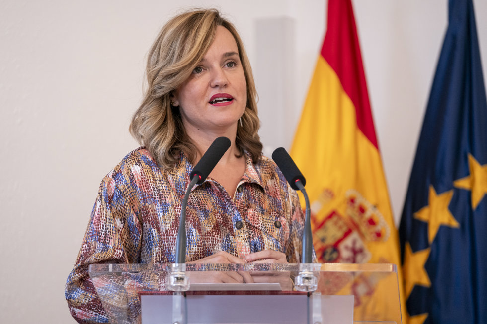 La ministra de Educación y Formación Profesional de España, Pilar Alegría