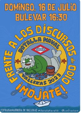 La Batalla Naval Vallekana se moja este año "frente a los discursos de odio"
