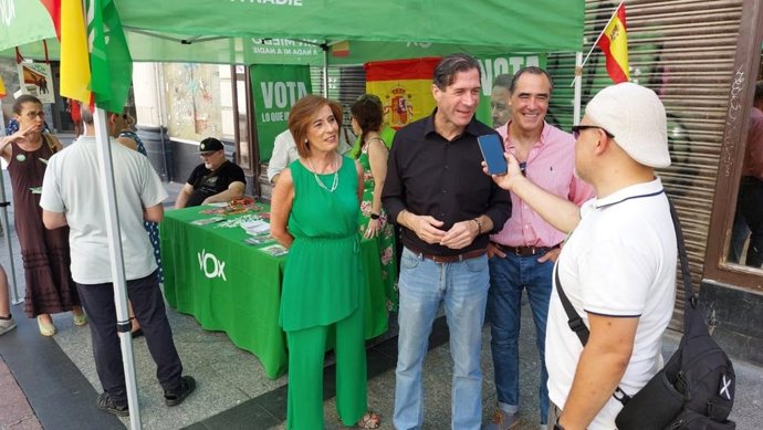 El candidato de VOX al Congreso por Zaragoza, Pedro Fernández.