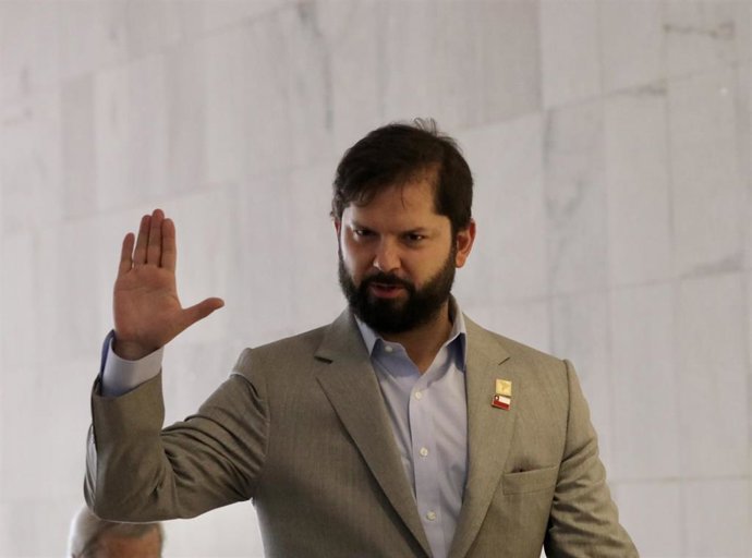 Archivo - El presidente de Chile, Gabriel Boric