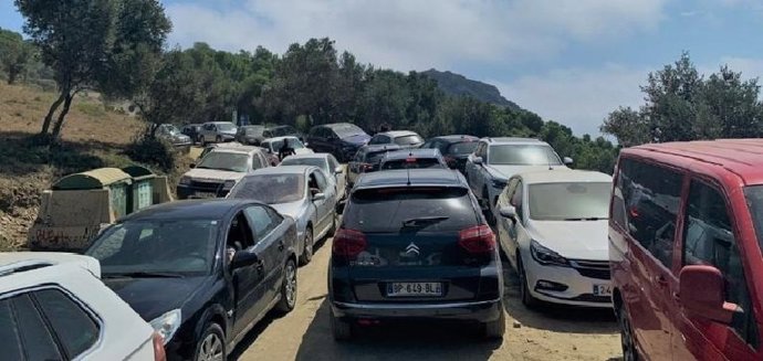 Vehículos en el Parc Natural del Cap de Creus (Girona)