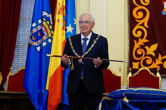 Juan José Imbroda,  investido este sábado por sexta vez nuevo presidente de la Ciudad Autónoma de Melilla