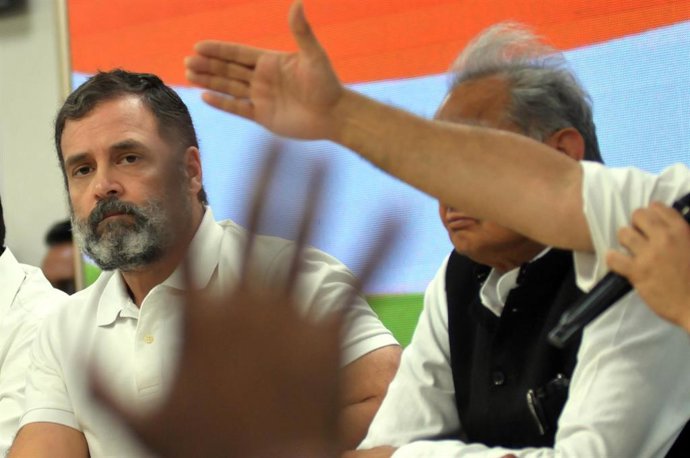 Archivo - El líder del Congreso Nacional Indio, Rahul Ghandi 