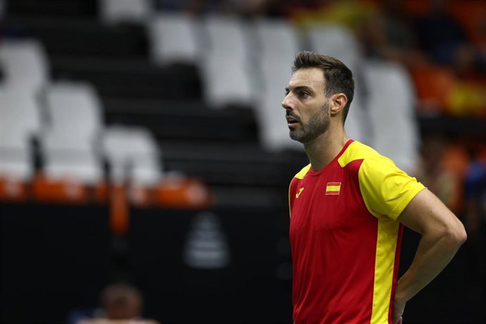 Archivo - Marcel Granollers, durante un partido.