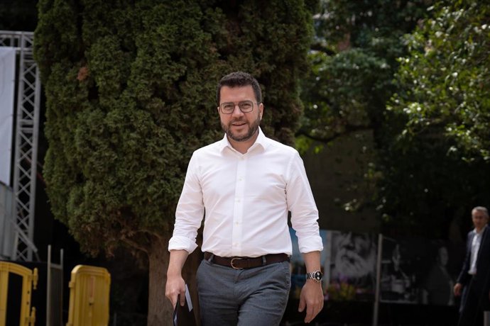 El presidente de la Generalitat de Catalunya, Pere Aragons