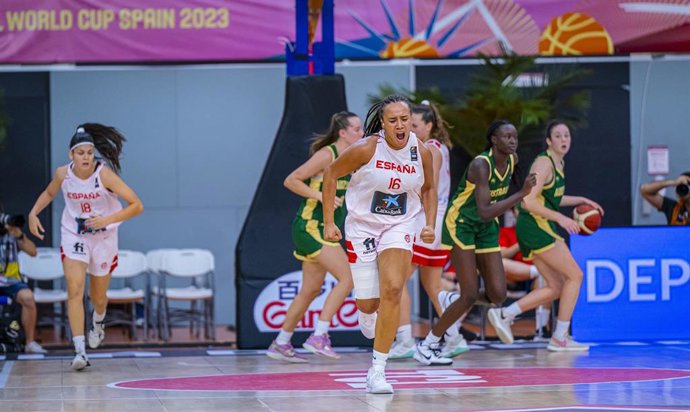 Daniela Ikponmwosa, durante el Mundial femenino sub-19.