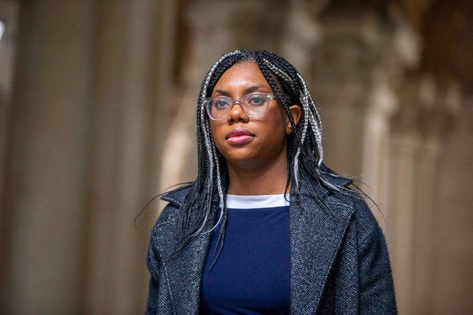 Archivo - February 21, 2023, London, England, United Kingdom: Secretary of State for Business and Trade, President of the Board of Trade, and Minister for Women and Equalities KEMI BADENOCH  is seen outside 10 Downing Street as cabinet meet.
