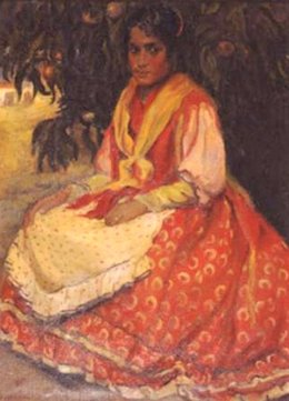 La obra 'Gitana' de María Blanchard.