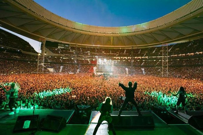 Archivo - Iron Maiden en el Wanda Metropolitano