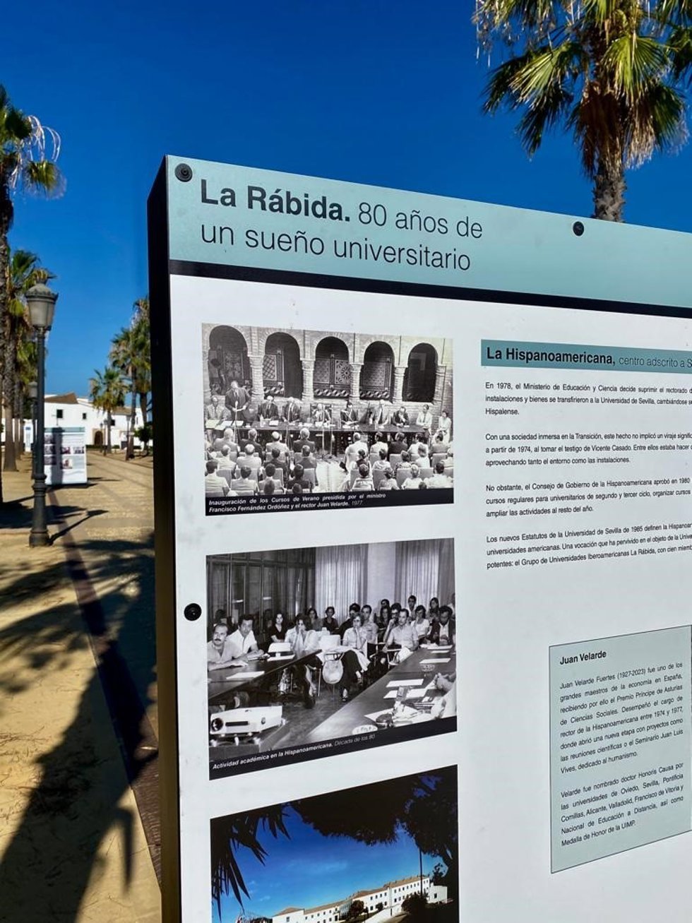 Exposición 80 Aniversario de los Cursos de Verano de La Rábida (Huelva)