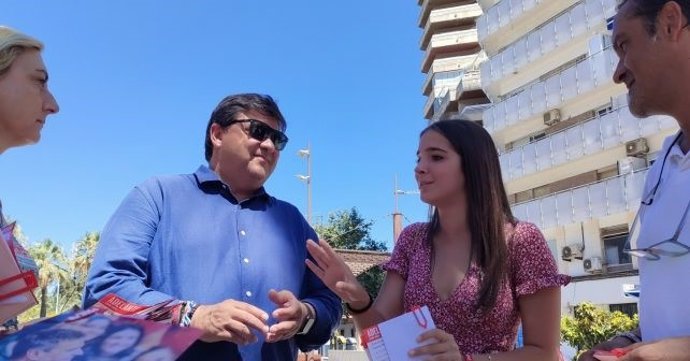 El candidato número 1 del PSOE al Congreso de los Diputados por Huelva, Gabriel Cruz,
