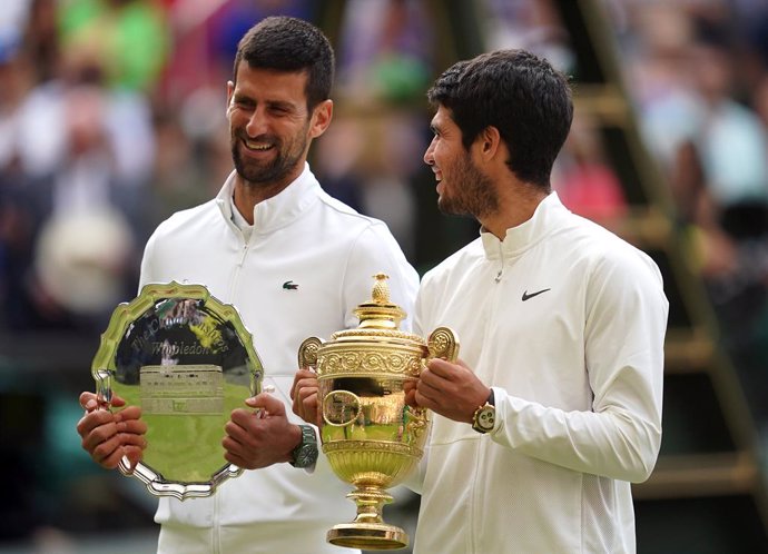 Novak Djokovic y Carlos Alcaraz