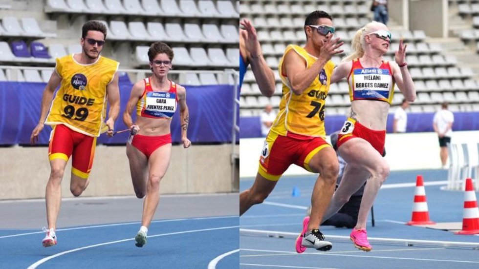 Melani Berges y Gara Fuentes, a semifinales en el 200 metros T12 del Mundial