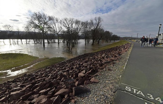 Archivo - Imagen de archivo de inundaciones en Pensilvania (Estados Unidos)