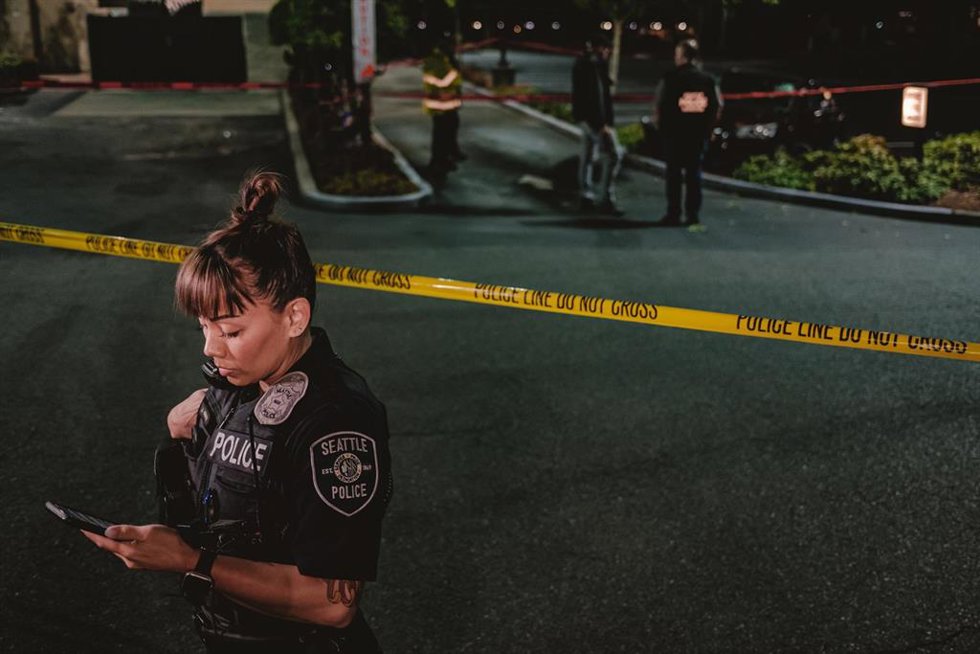 Una agente de la Policía de Estados Unidos